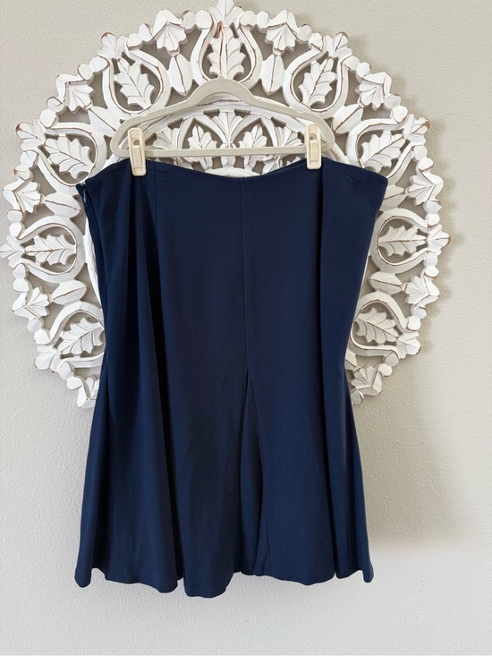 Ralph Lauren Dresses & Skirts - Ralph Lauren Navy Skirt Lined Godet Style Stretch Plus Size, 18